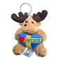 SOUVENIRS SHOP Moose Keychain Plush - I Love Sweden