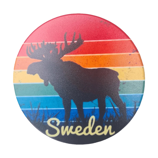 Sweden Moose Fridge Magnet - Unique Souvenir Gift