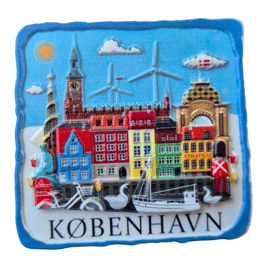 Copenhagen Fridge Magnet - Unique Souvenir by SOUVENIRS SHOP