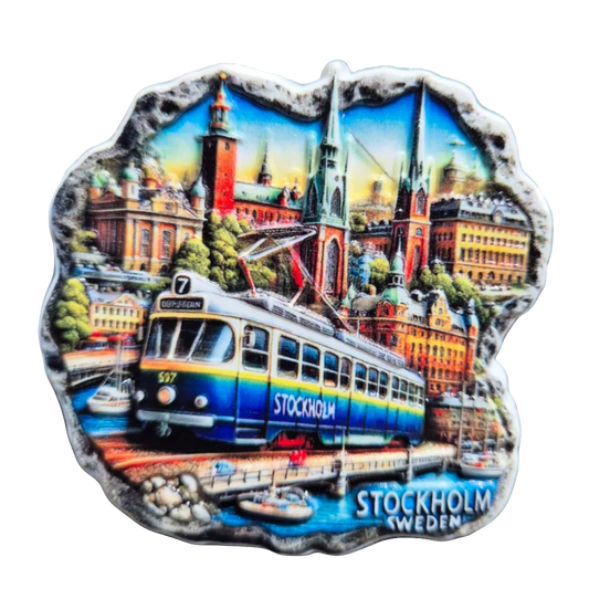 Stockholm Souvenir Magnet - Stunning Cityscape Design