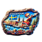 Stockholm Fridge Magnet - Colorful Souvenir from Sweden