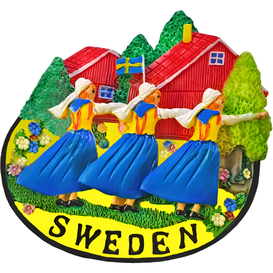 Sweden motiv fridge magnet