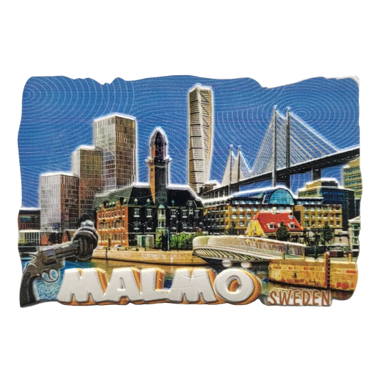 Malmö fridge magnet 3D