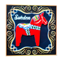 Sweden fridge magnet Midi