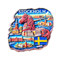 Stockholm Fridge Magnet by Souvenirs Shop