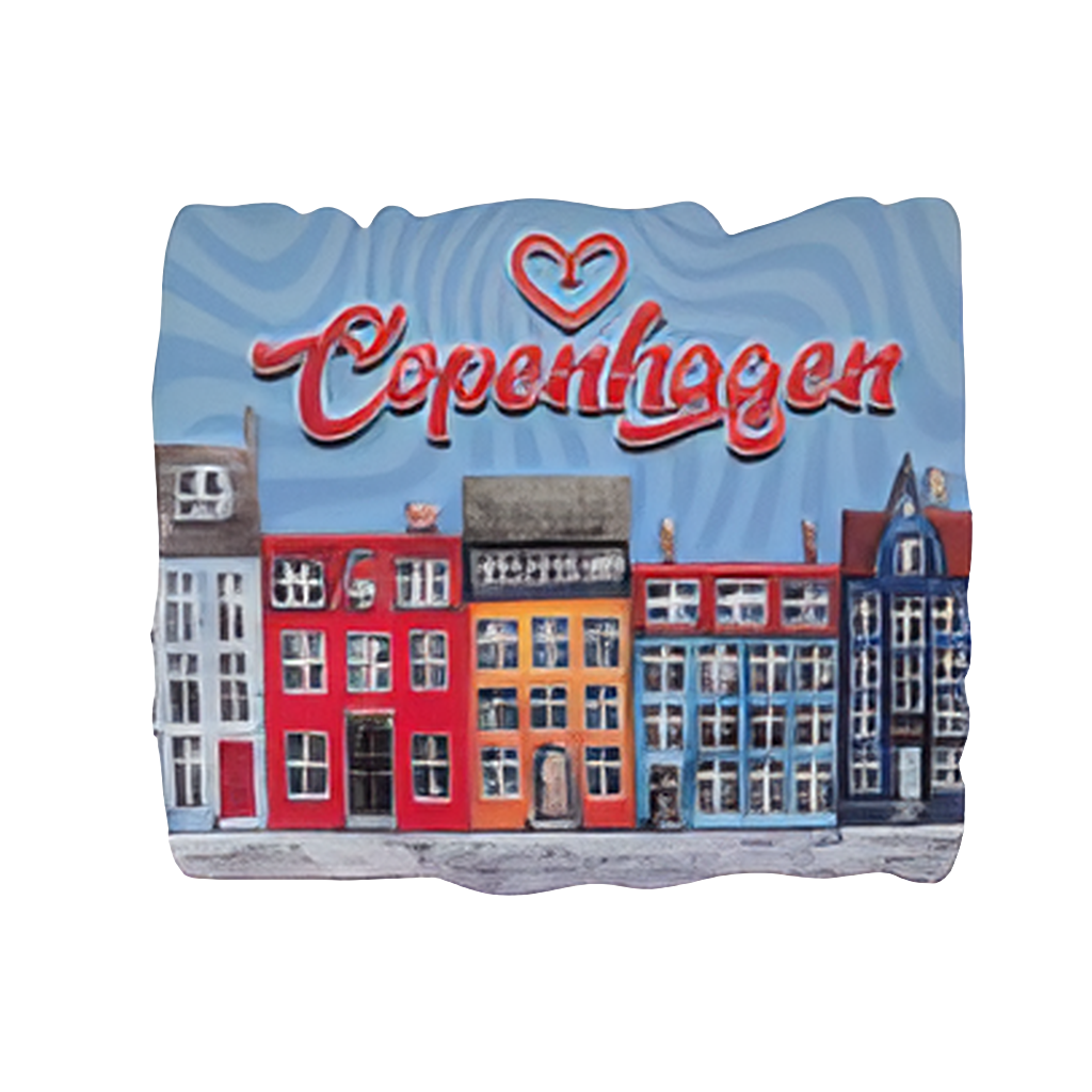 Copenhagen Fridge Magnet | Souvenirs Shop Classic Design