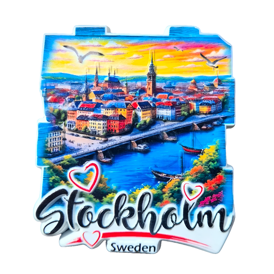 Stockholm fridge magnet Midi