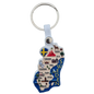 SOUVENIRS SHOP Sweden Map Keychain - Unique Souvenir Gift