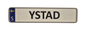 Bil registreringsskylt Ystad