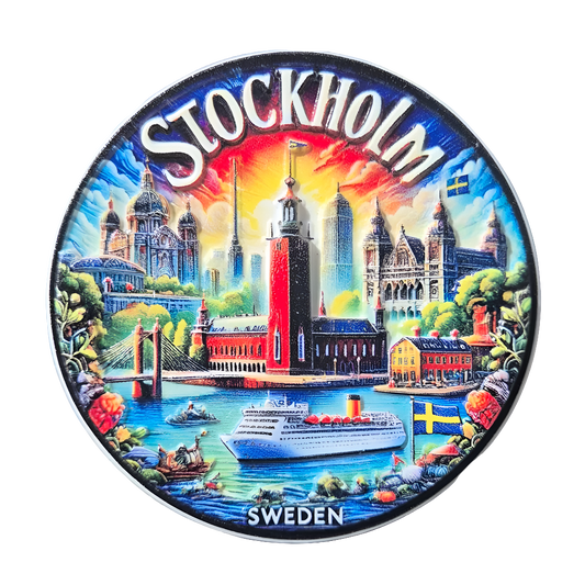 Stockholm Souvenir Magnet by SOUVENIRS SHOP