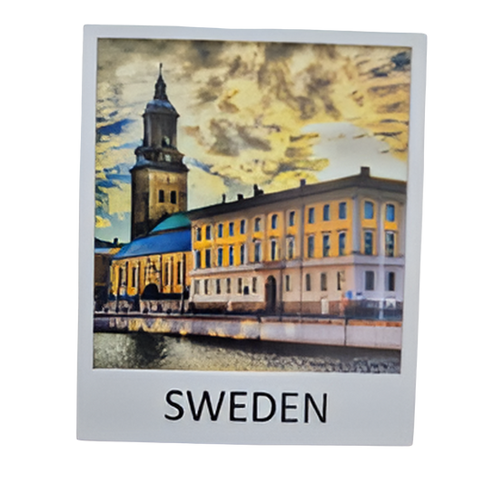 SOUVENIRS SHOP Swedish Souvenir Photo Magnet