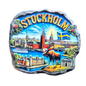 Colorful Stockholm Fridge Magnet from Souvenirs Shop