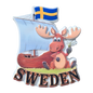 SOUVENIRS SHOP Sweden Moose Magnet for Souvenir Collectors