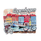 Copenhagen Bike Souvenir Fridge Magnet by SOUVENIRS SHOP