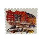 Copenhagen fridge magnet frimarke 2