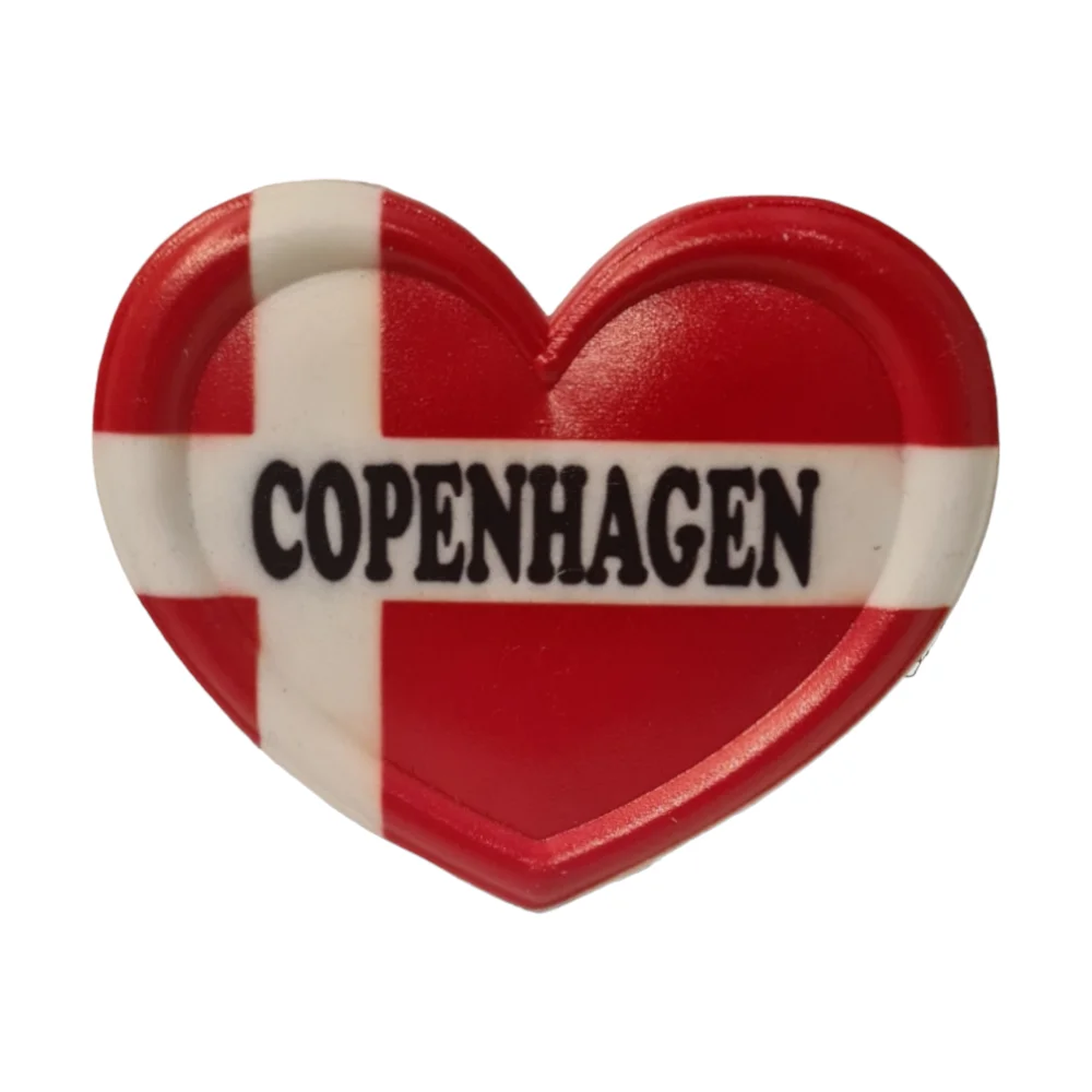 Copenhagen heart - fridge magnet
