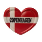 Copenhagen heart - fridge magnet