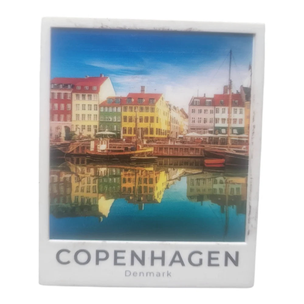Copenhagen polaroid fridge magnet