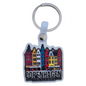 Copenhagen souvenir keychain featuring colorful buildings and Denmark design for collectors