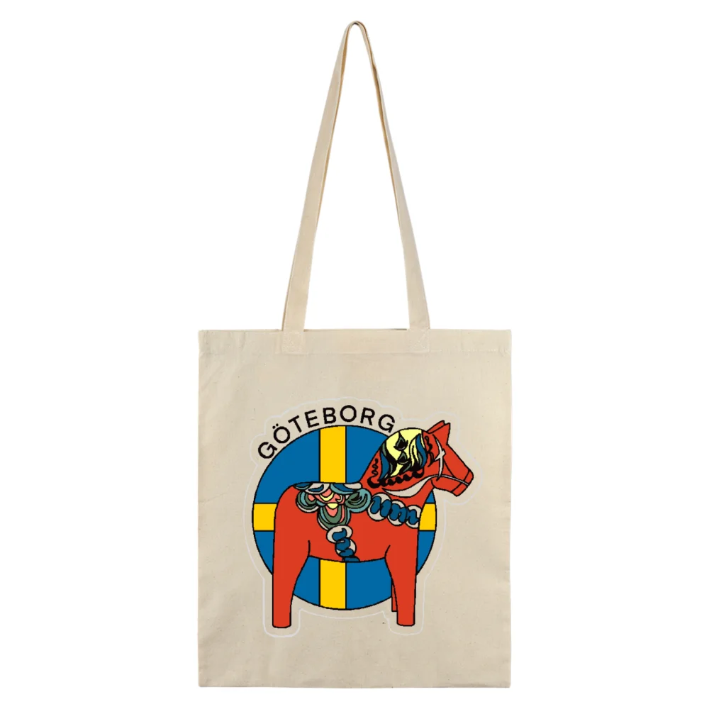 Göteborg tyggväska souvenir - Bomulls shoppingväska