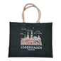 Jute black bag