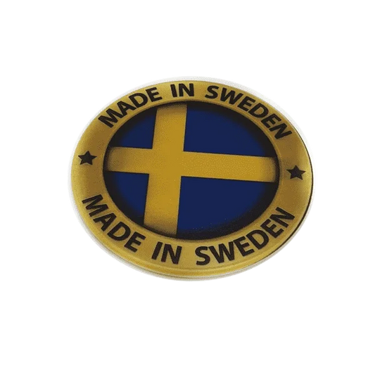 Made in Sweden guld cirkle fridge magnet