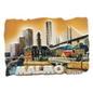 Colorful Malmö skyline magnet showcasing iconic buildings and landmarks from Malmö, Sweden