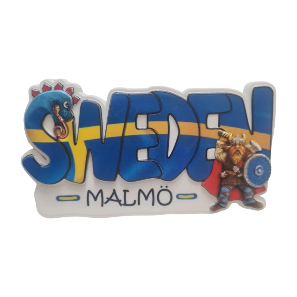 MALMÖ 3 D fridge magnet