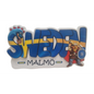 MALMÖ 3 D fridge magnet