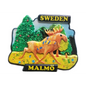 Malmö alg fridge magnet