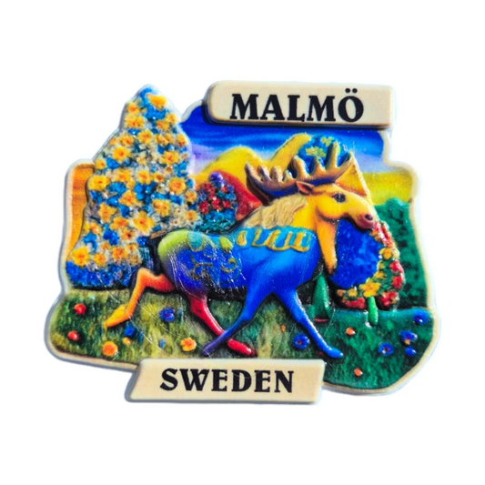 Malmö moose - fridge magnet