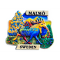 Malmö moose - fridge magnet