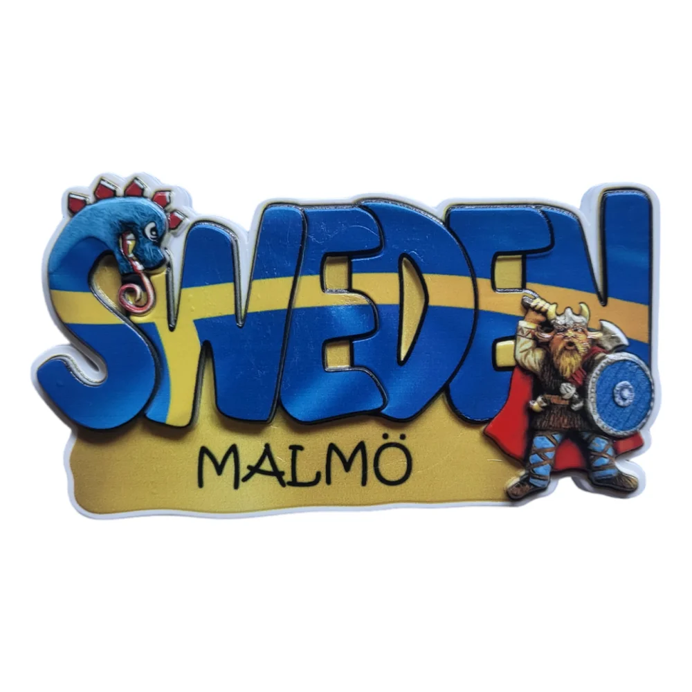 Malmö Sweden fridge magnet