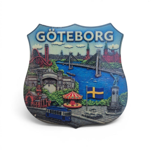 Göteborg Fridge magnet trä