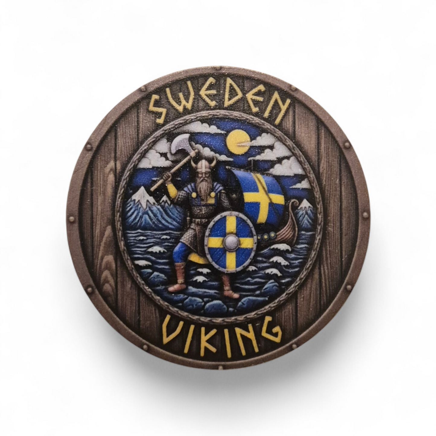 Sverige viking kylskåpsmagnet