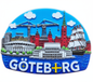 Göteborg 3d fridge magnet
