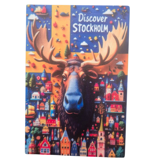 Stockholm fridge magnet