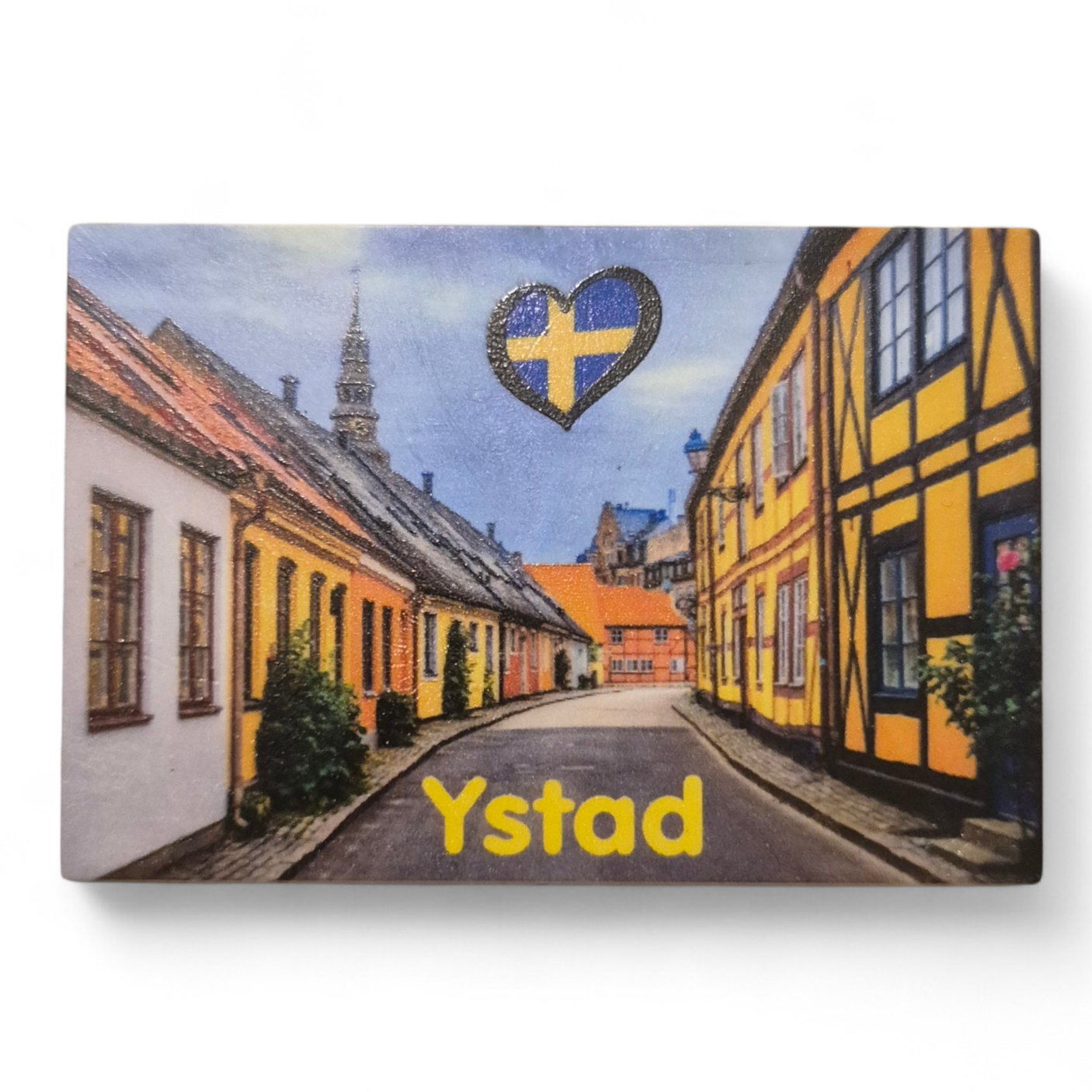 Ystad Fridge Magnet - Sweden Souvenir by Sverige Souvenirs