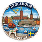 Stockholm fridge magnet
