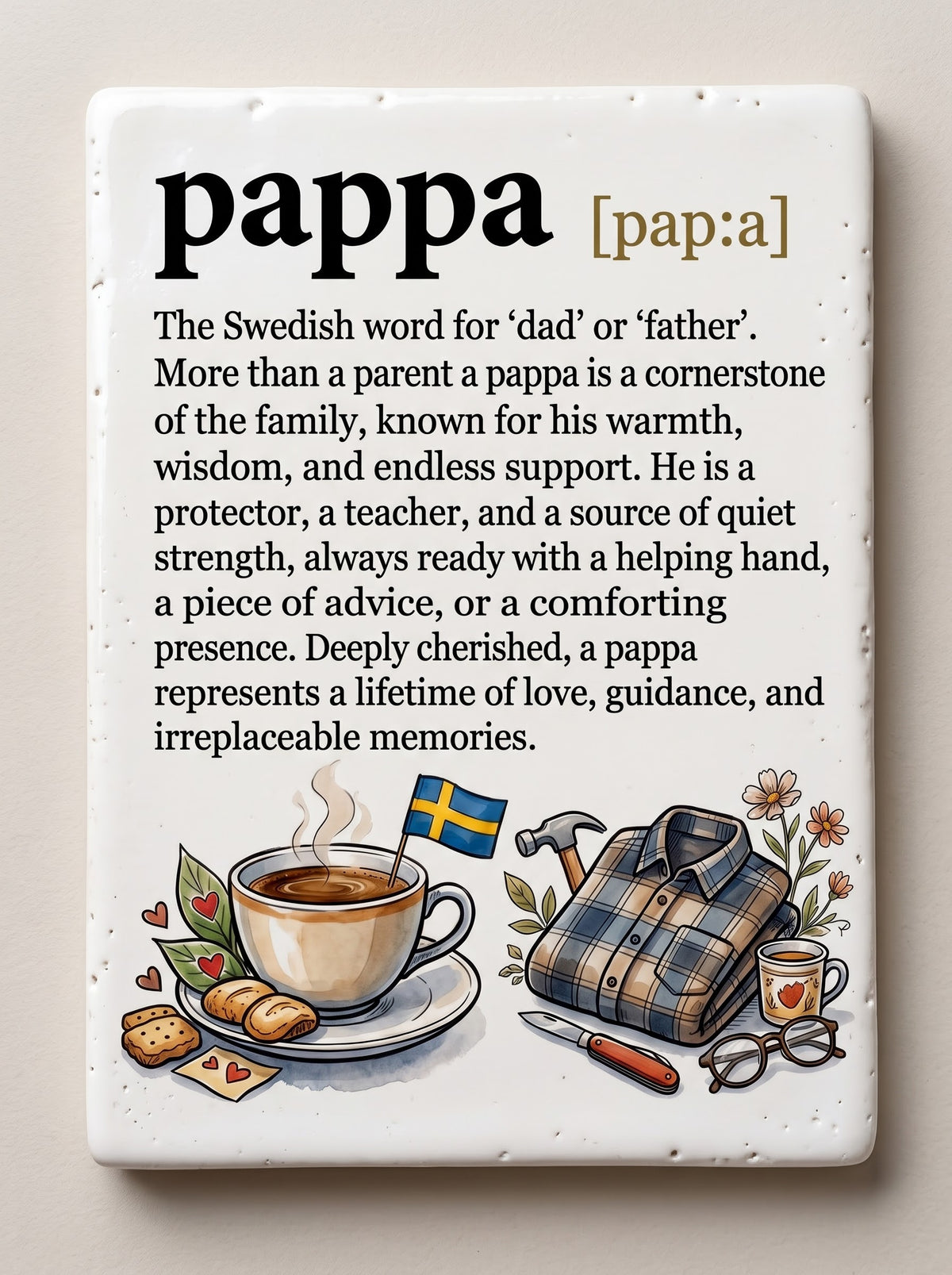 Pappa fridge magnet