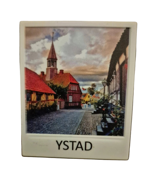 Ystad kylskåpsmagnet polaroid