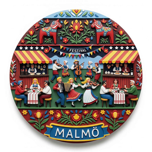 Malmö festival fridge magnet
