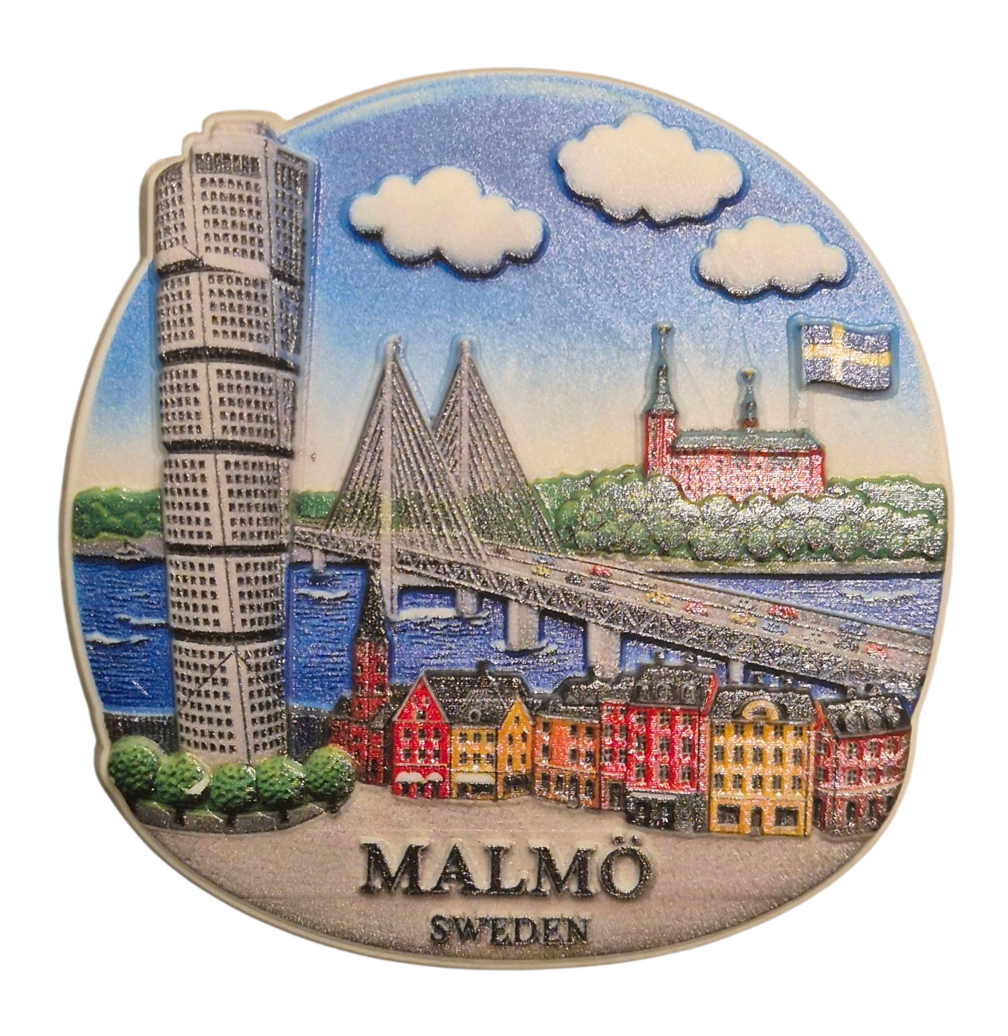 Malmö fridge magnet