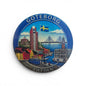Göteborg fridge magnet trä