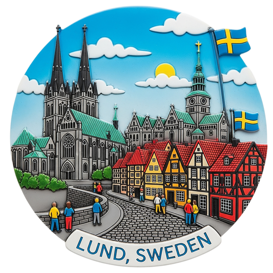 Lund fridge magnet