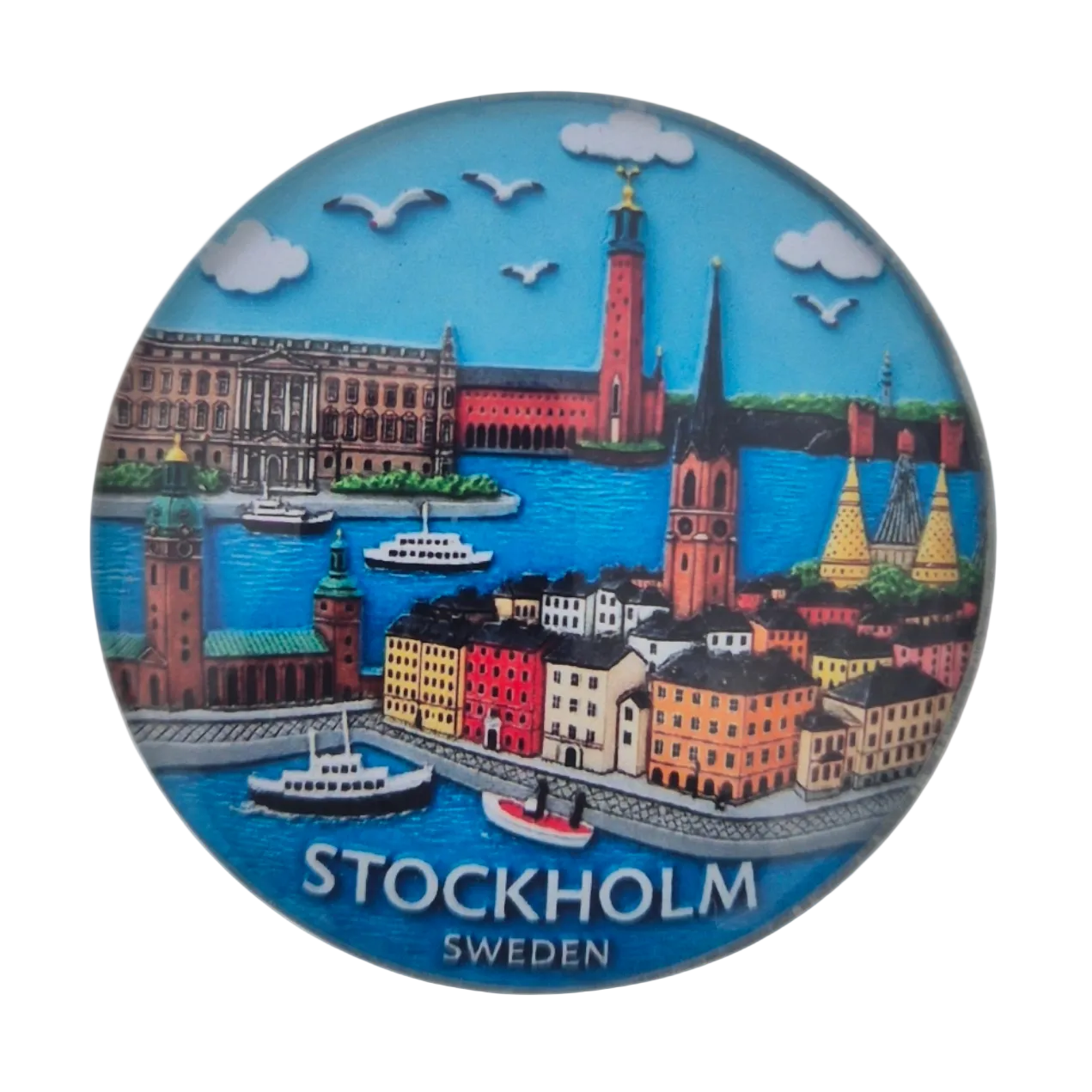 Kylskåpsmagnet Stockholm