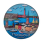 Kylskåpsmagnet Stockholm