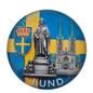 Kylskåpsmagnet från Lund