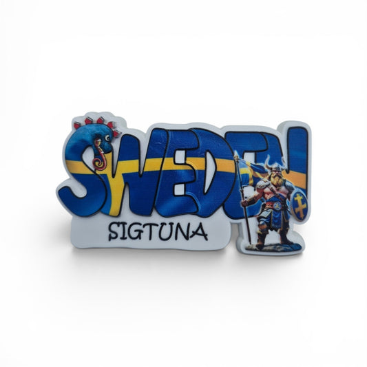 Sigtuna viking fridge magnet