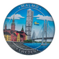 Malmö glas kylskåpsmagnet